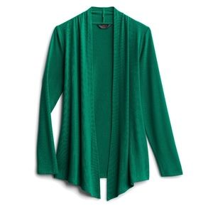 Hawthorn 41 knit open cardigan 2x green
